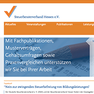 Steuerberaterverband Hessen [Werbung, Website]